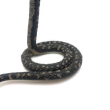 Exceptional Antique Blacksmith’s Hand-Forged, Painted Iron Folk Art Cobra