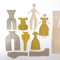 Antique But Wonderfully Modern Looking Cut Paper Dolls