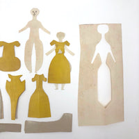 Antique But Wonderfully Modern Looking Cut Paper Dolls