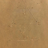 Wonderful Button Woman Silhouette Mounted in Card