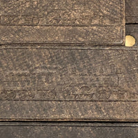 Early Double Nine Embossing Company Dominoes in Original Wooden Box
