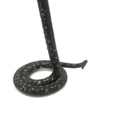 Exceptional Antique Blacksmith’s Hand-Forged, Painted Iron Folk Art Cobra