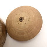 Japanese Horse Roulette in Turned Wooden Box with Great Text on Bottom