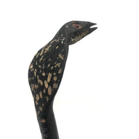 Exceptional Antique Blacksmith’s Hand-Forged, Painted Iron Folk Art Cobra