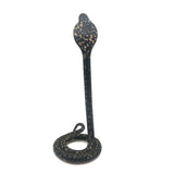 Exceptional Antique Blacksmith’s Hand-Forged, Painted Iron Folk Art Cobra