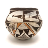 Gorgeous Acoma Native American Polychrome Pot, c.1930s, Signed S. Sanchez