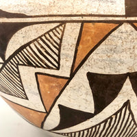 Gorgeous Acoma Native American Polychrome Pot, c.1930s, Signed S. Sanchez
