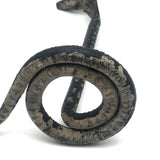 Exceptional Antique Blacksmith’s Hand-Forged, Painted Iron Folk Art Cobra