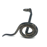 Exceptional Antique Blacksmith’s Hand-Forged, Painted Iron Folk Art Cobra