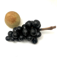 Old Stone Fruit Grapes and Peach, A Pair
