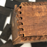 Early Double Nine Embossing Company Dominoes in Original Wooden Box