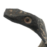 Exceptional Antique Blacksmith’s Hand-Forged, Painted Iron Folk Art Cobra