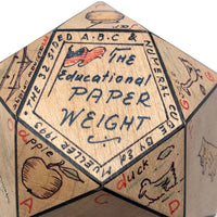 Homemade 32 Sided Educational Paperweight, 1993
