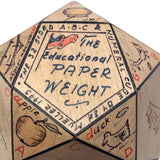 Homemade 32 Sided Educational Paperweight, 1993