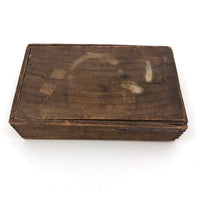 Early Double Nine Embossing Company Dominoes in Original Wooden Box
