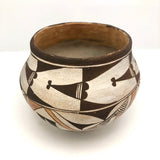 Gorgeous Acoma Native American Polychrome Pot, c.1930s, Signed S. Sanchez