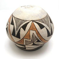 Gorgeous Acoma Native American Polychrome Pot, c.1930s, Signed S. Sanchez