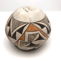 Gorgeous Acoma Native American Polychrome Pot, c.1930s, Signed S. Sanchez