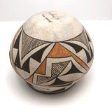 Gorgeous Acoma Native American Polychrome Pot, c.1930s, Signed S. Sanchez