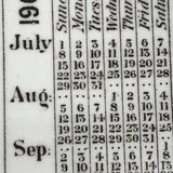 1906 Jones McDuffee & Stratton, Boston Pottery Merchants Wedgwood Tile with Calendar