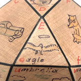 Homemade 32 Sided Educational Paperweight, 1993