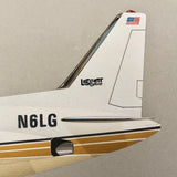 Gouache on Board 1976 Rendering of Liggett Group Rockwell Sabeliner Jet