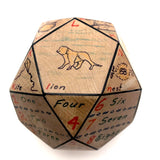 Homemade 32 Sided Educational Paperweight, 1993