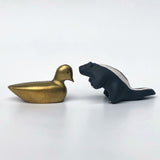Mid-Century Brass Duck