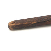 19th C New England Wood and Bone Pie Crimper / Jagging Wheel 