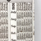 1906 Jones McDuffee & Stratton, Boston Pottery Merchants Wedgwood Tile with Calendar