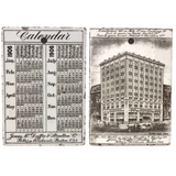 1906 Jones McDuffee & Stratton, Boston Pottery Merchants Wedgwood Tile with Calendar