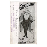 I am Goodlow (With Miss Lily) Comic Trampoline Act, Antique Vaudeville Postcard