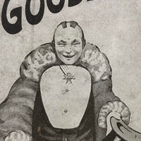 I am Goodlow (With Miss Lily) Comic Trampoline Act, Antique Vaudeville Postcard