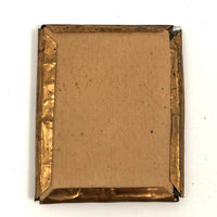 Gold Leafed Early Miniature Painting on Laquered Papier Mache in Daguerrotype Frame