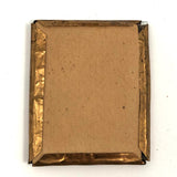 Gold Leafed Early Miniature Painting on Laquered Papier Mache in Daguerrotype Frame