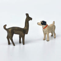 Hand-painted Cast Iron Terrier