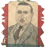 Charming Italian Portrait Drawing of Bolognese Man in Suit by Gaetano Pancaldi, 1940s