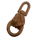 Carved Folk Art Hand Hanger or Knocker