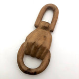 Carved Folk Art Hand Hanger or Knocker