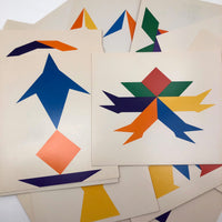 Terrific Big Lot of Vintage DLM Parquetry Tiles and Design Cards