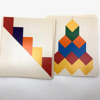 Terrific Big Lot of Vintage DLM Parquetry Tiles and Design Cards