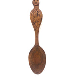 Sweet Figurative Carved Folk Art Whimsy Spoon with Chain of Locks
