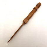 Wooden Letter Opener with Carved Head