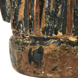 Antique Carved and Painted (Polychrome) Praying Holy Woman