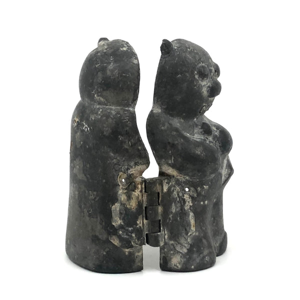Antique S&Co Pewter Bear Ice Cream Mold