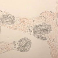 Boxing Match Drawing, Second Batch, Drawing 2