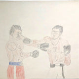 Boxing Match Drawing, Second Batch, Drawing 2