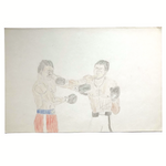 Boxing Match Drawing, Second Batch, Drawing 2