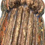 Antique Carved and Painted (Polychrome) Praying Holy Woman
