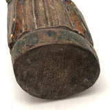 Antique Carved and Painted (Polychrome) Praying Holy Woman